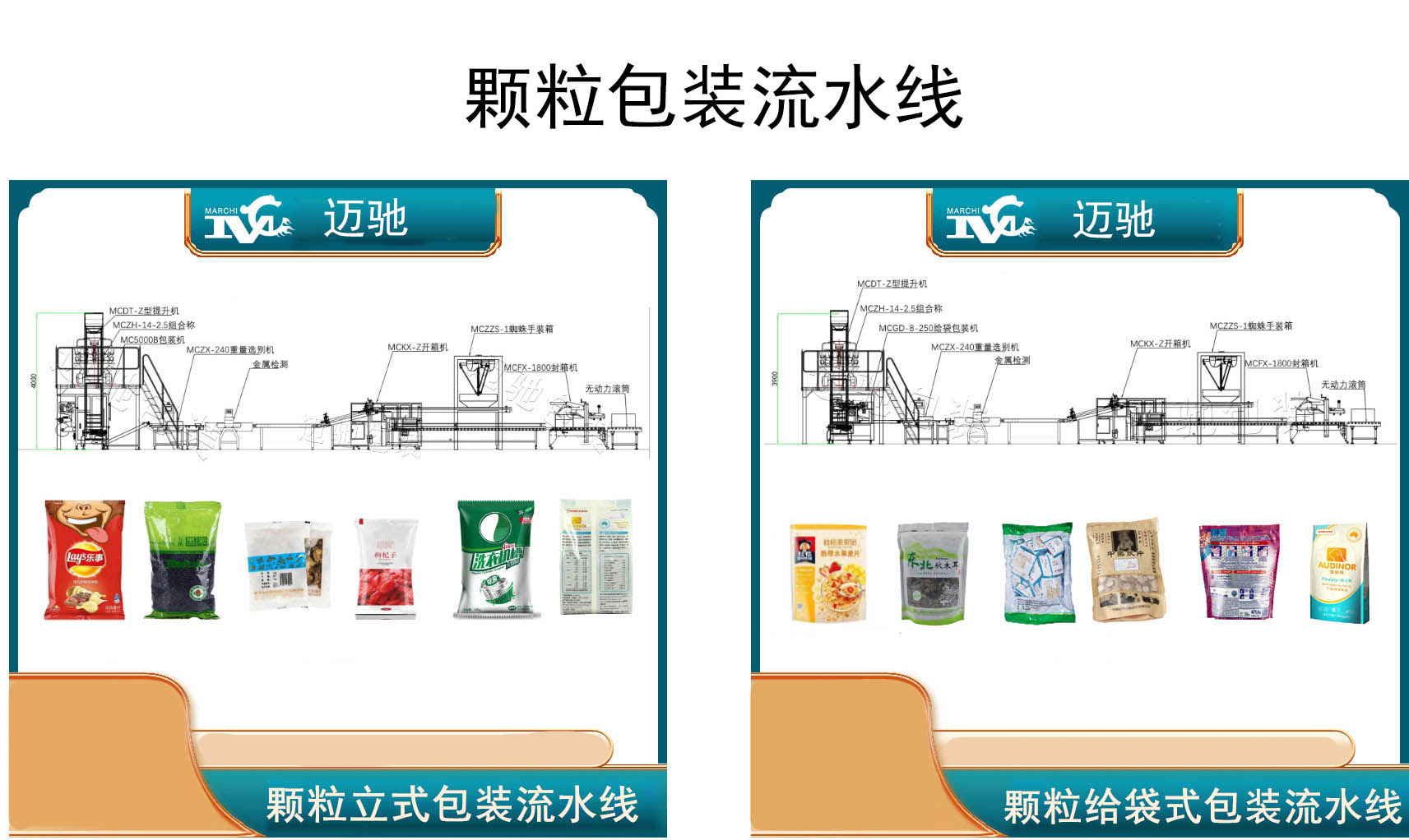 颗粒包装流水线