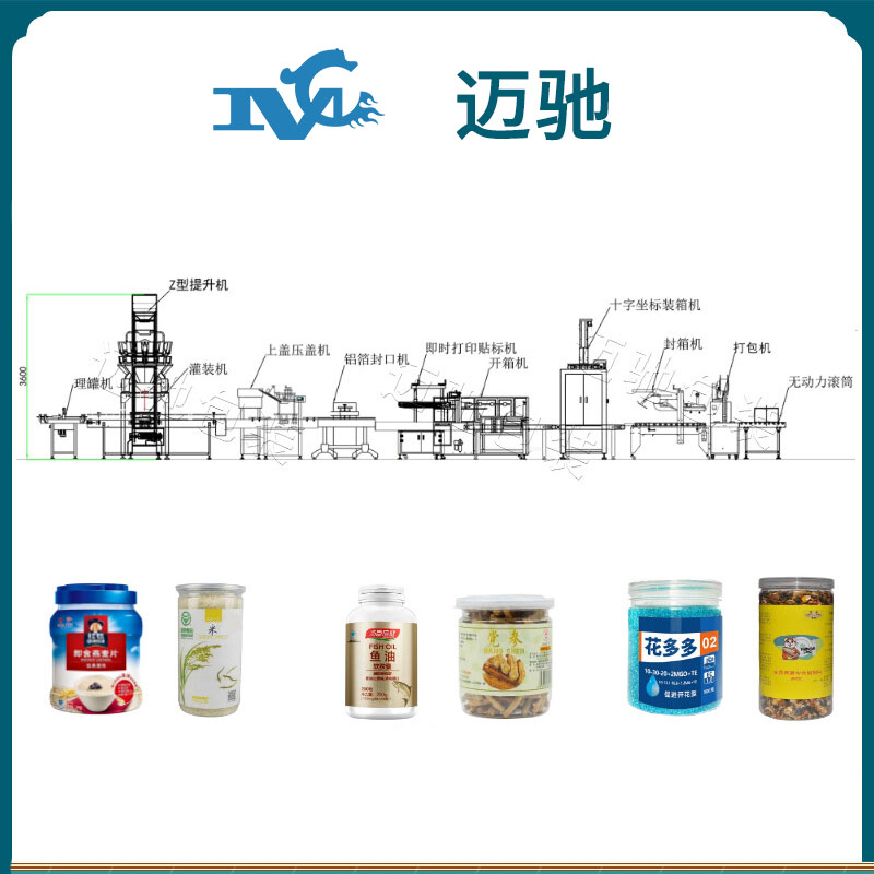 罐装颗粒灌装流水